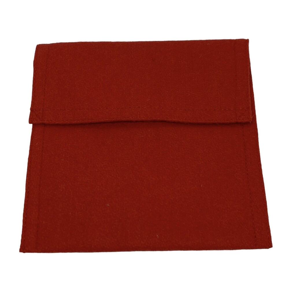 New Red Velvet Snap Button Gift Bag Jewelry Bag Packaging Bag Storage Pouch - Picture 2 of 11